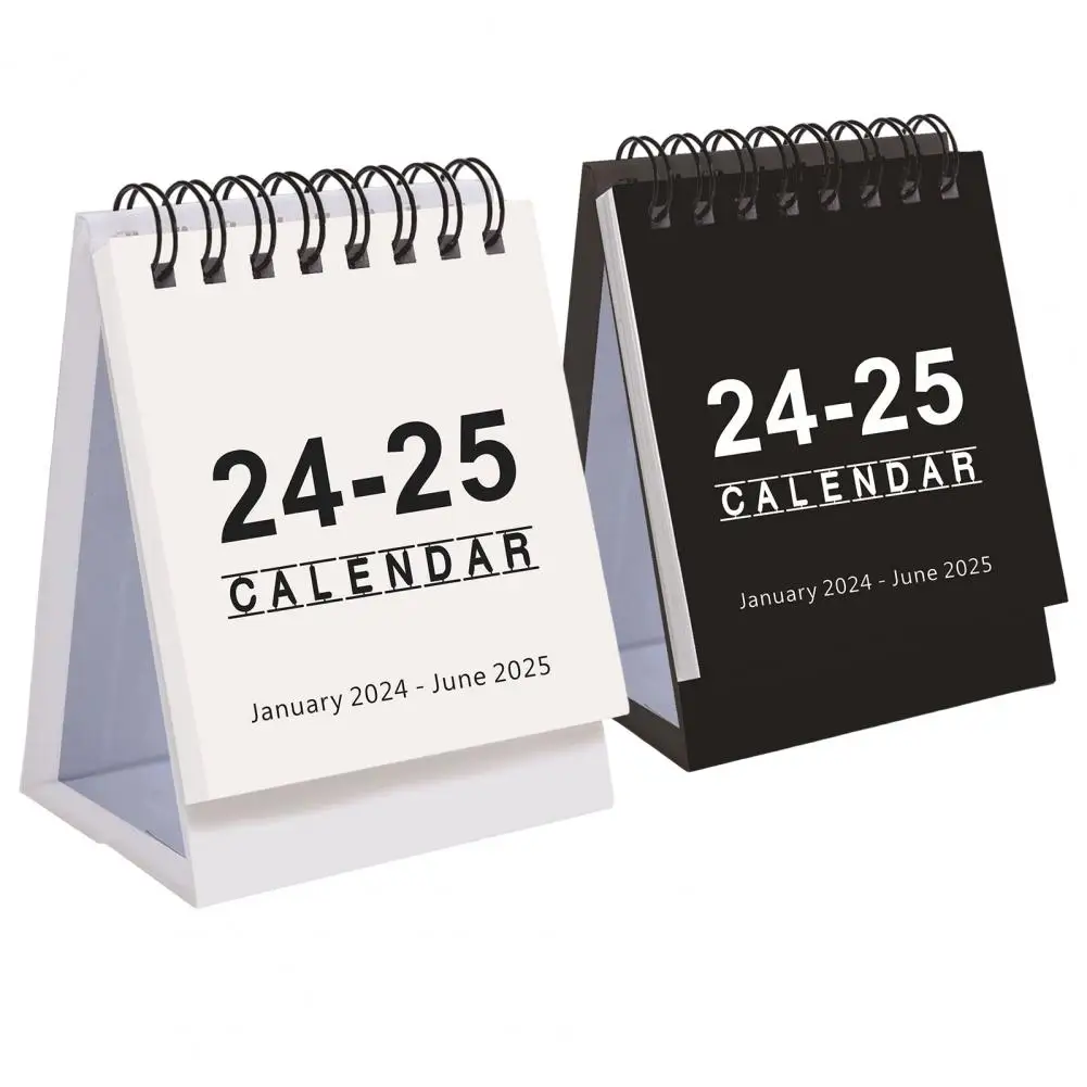 small-desk-calendar-18-month-jan-2024-to-june-2025-twin-wire-binding-home-office-school-portable-desktop-calendar