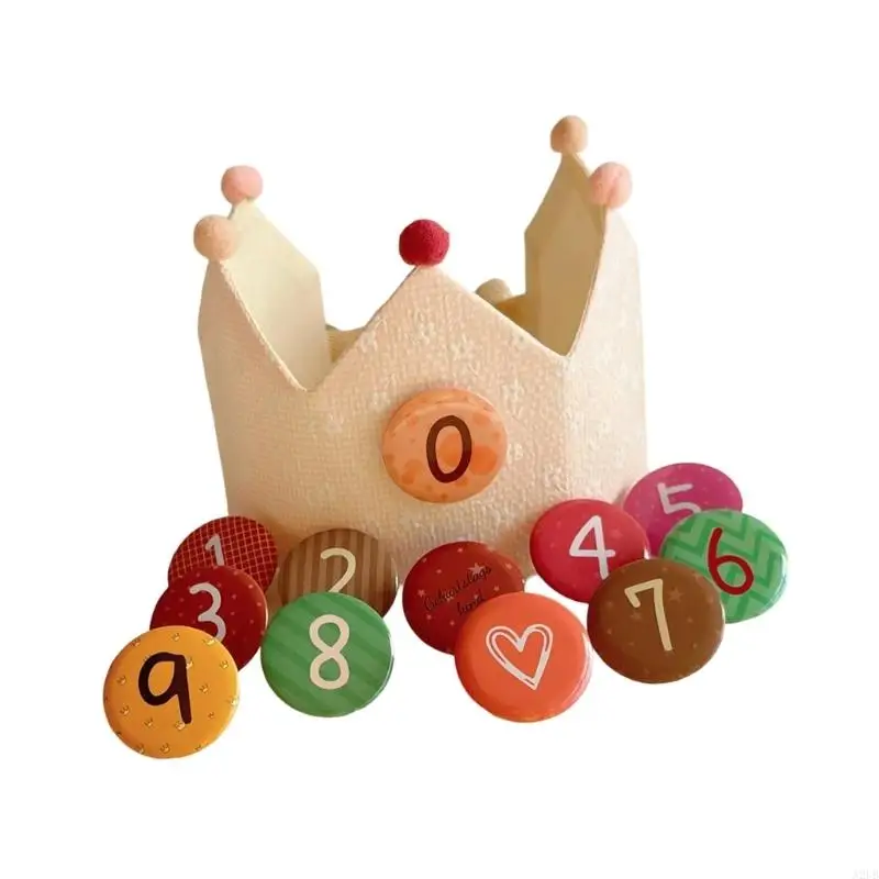 Wiederverwendbare Kindergeburtstagsmütze mit Krone, alternative Kopfbedeckung, Geschenk für Kinder Alter von 0 bis 9 Jahren – Detail 9