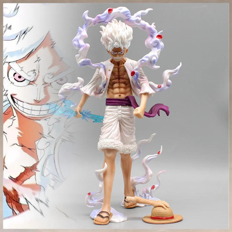 

One Piece Anime Figure Luffy Gear 5 Action Figure 23cm Children Toys Nika Luffy Deocration Free Shipping Birthday Gift