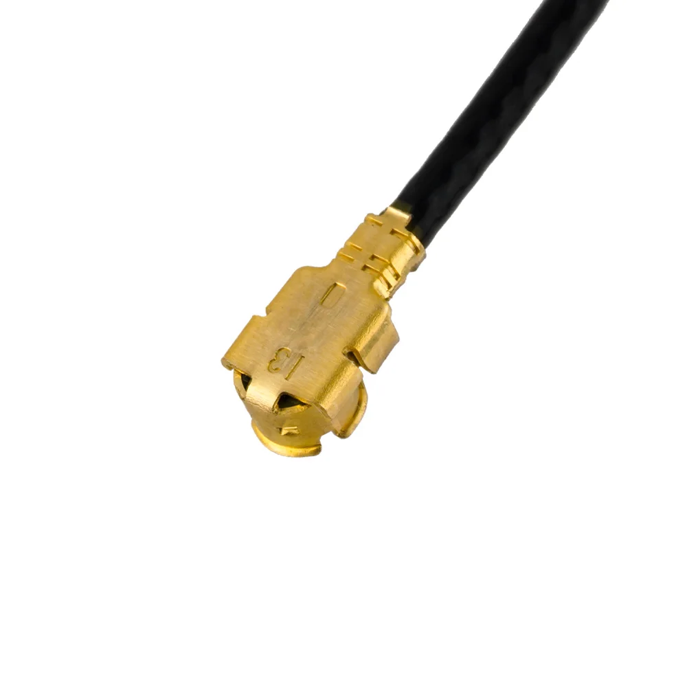 Gros plan sur le connecteur SMA de l'Antenne T Bi-Bande 2.4GHz & Sub-G 900MHz pour FPV Xrossband ELRS, prêt à être fixé.