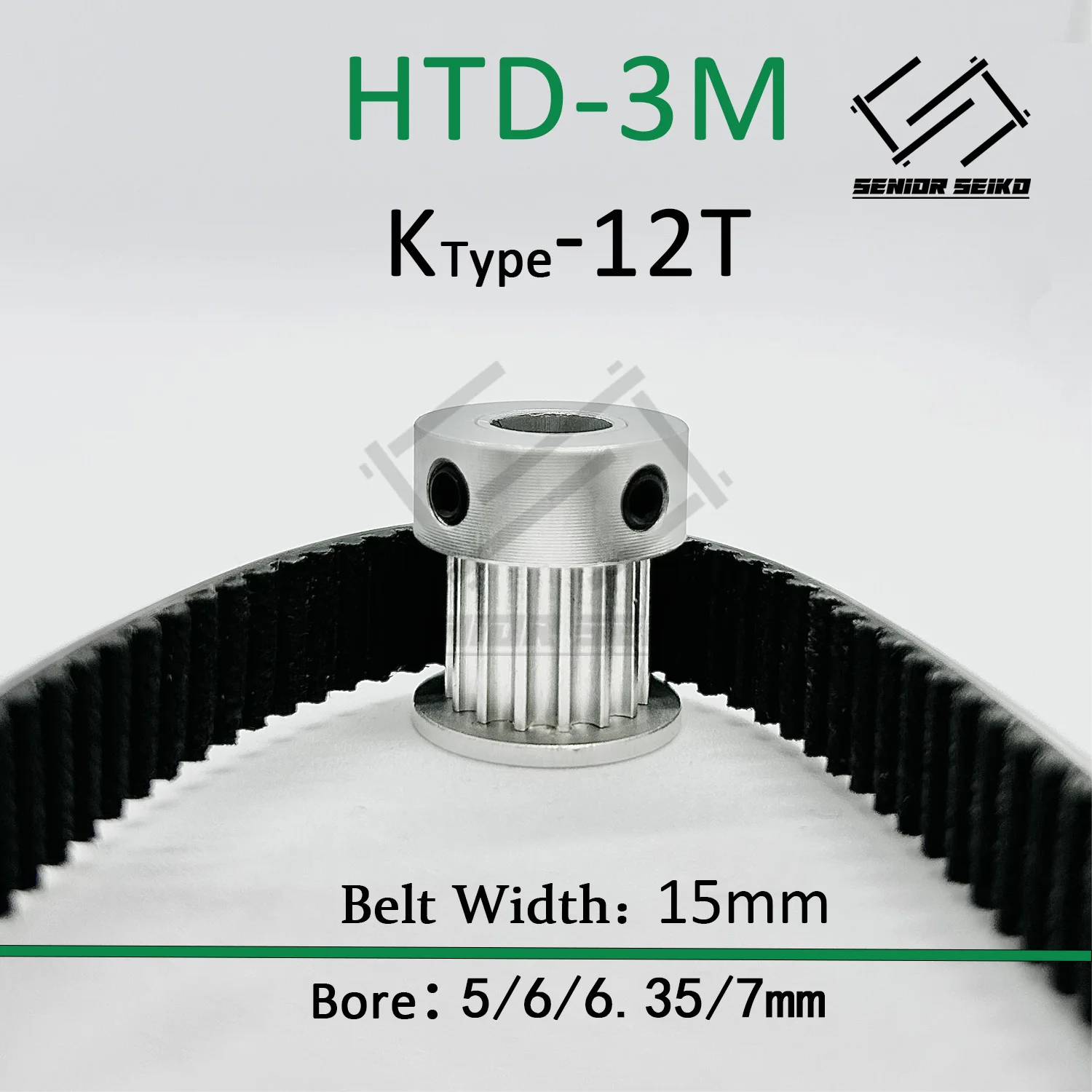 타이밍 도르래 벨트 세트, 동기 휠, 감속 5:1, 3M 도르래 키트, 15mm 보어, 5  25mm, 60 톱니, 12T, HTD3M