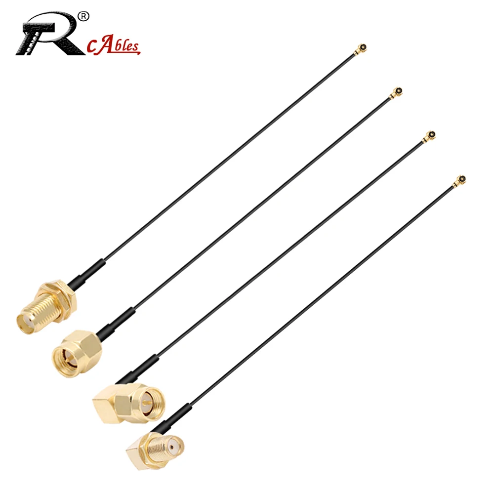 Ufl u. fl Ipx Ipx1 Ipex Mhf4 Fêmea para Cabo Sma Antena Wi-fi Cabo rf Extensão Pigtail 10 Pcs