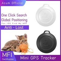 Global GPS Mini Smart Cat Tracker Anti-lost Key Finder Locator Wallet Alarm Find My (iOS Only) Air-Tag Pets Dog Kids Luggage 1
