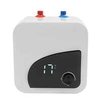 Chauffe-eau 6/8L, chauffe-eau 1500W, mini chauffe-eau électrique pour réservoir, chauffe-eau électrique instantané pour salle de bains et cuisine 6