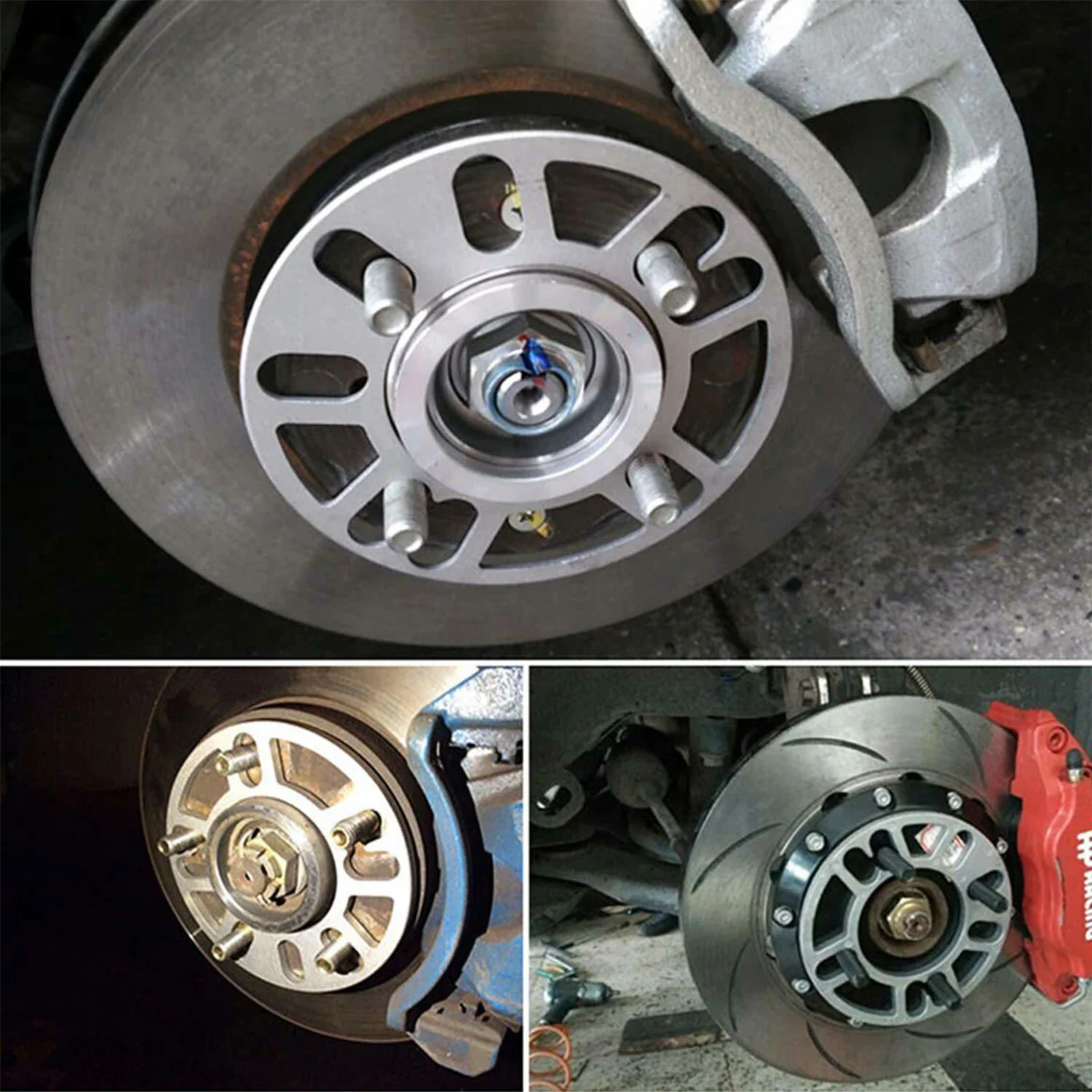 4PCS Universal 10mm Wheel Spacer Shims – Rim Hub Plate Adaptors for 4/5 Lug Vehicles | Fits 4x100, 4x114.3, 5x100, 5x112, 5x114.3 2