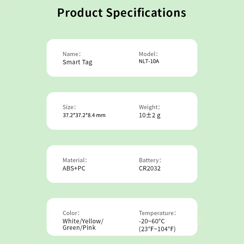 4PCS Smart Tag iPhone GPS Tracker Air tag Work with Apple - AIXIVO product image