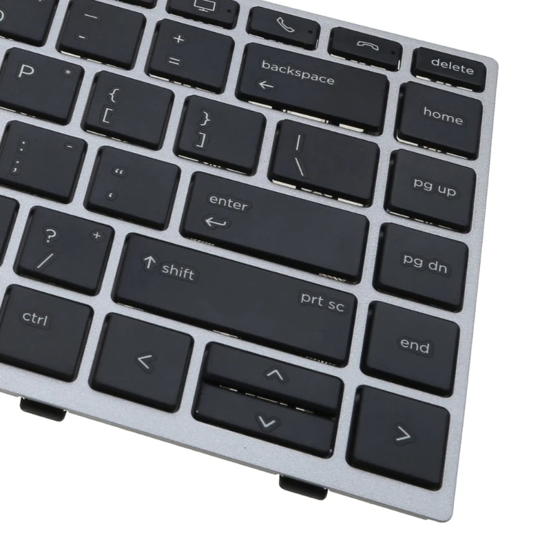 Backlit US Keyboard Replacement For HP EliteBook 840 G5/G6 & 745 G5/G6 - Silver, Part L14377-001