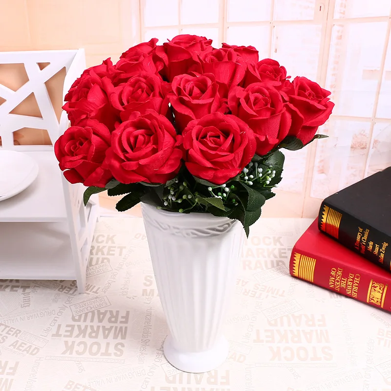 

22 искусственные цветы, романтичная фотосессия, цветок розы, букет, подарок на день Святого Валентина, домашний декор