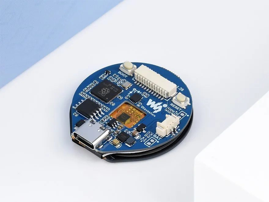 mcu placa com polegada redonda lcd rgb base em raspberry pi usb porta acelerômetro sensor giroscópio