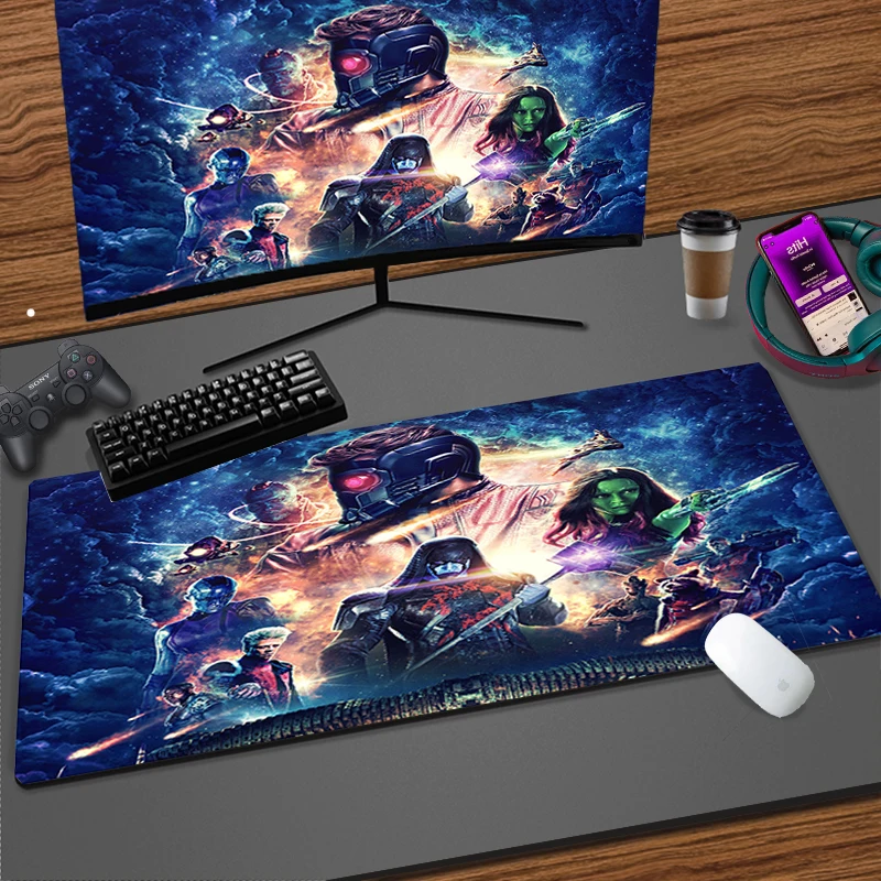 Ultra Large Mouse Pad Gaming Guardians of the Galaxy Gaming Mouse Pad Computer Offices Pc Accessories Anti-skid Laptop Mousepad laptop guardians of the galaxy gaming mouse pad marvel xxl mouse mats antiskid computer offices desk mat dirt resistant mousepad