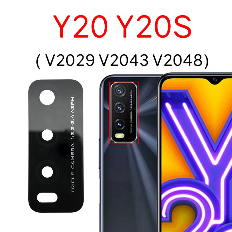 Couvercle Batterie Arrière Pour Vivo Y20 Y20i Y20s Y30 - Modèles V2029 V2027 V2032, Noir, Neuf