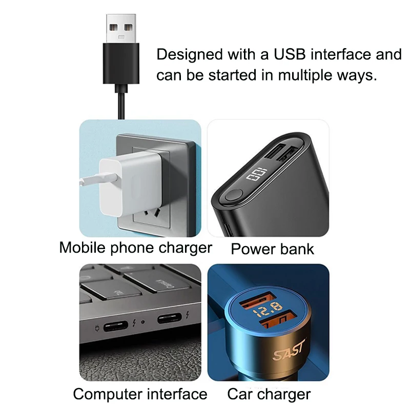 Aquarium USB Sauerstoff Luftpumpe Aquarium Tragbare Dual-loch Stille Luft Kompressor Belüfter Mini Einstellbare Luft Volumen Zubehör – Detail 4