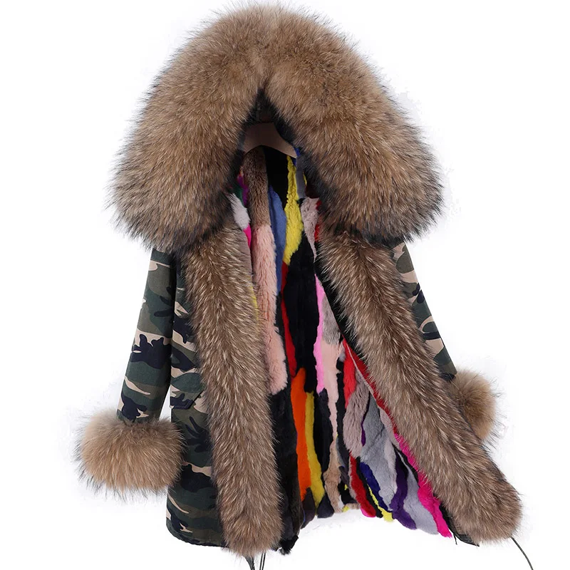 Vexaroa real fur coat size details