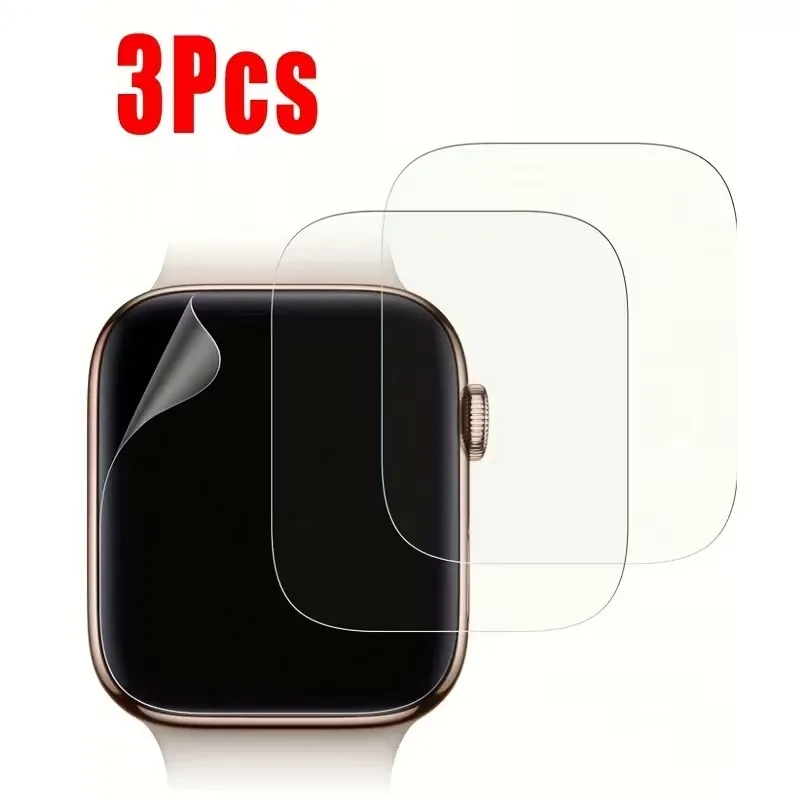 3 יחידות סרט הידרוג'ל HD עבור Apple Watch Series Ultra1 2 49MM מגן מסך עבור Apple Watch Ultra 49MM