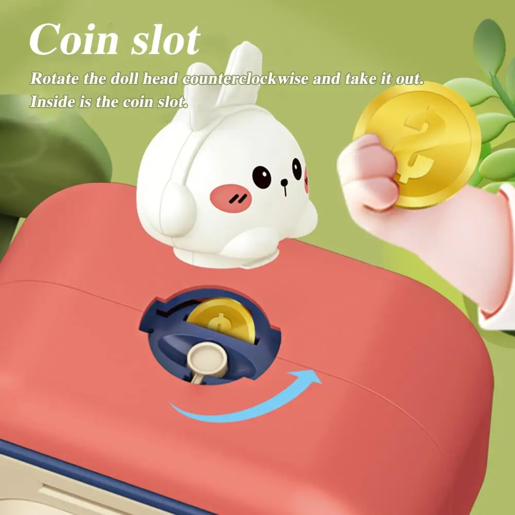 Kids Education Toy Electronic Piggy Bank for Kids with Fingerprint Unlock Capacity Money Saving Box Fun Style Toy for Boys Girls
