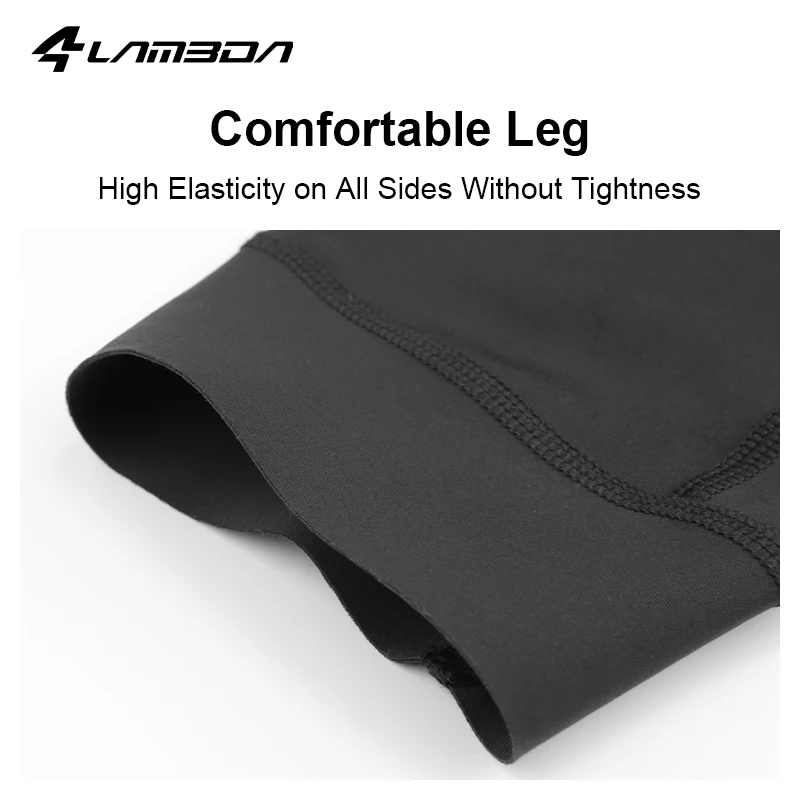 Men's Cycling Trousers Bib Shorts Elasticated Interface Cushioned Long Distance MTB Padded Shorts Tights Slim Fit