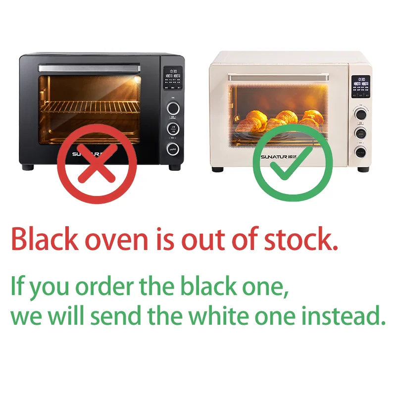 فرن طاولة حراري من SUNATUR 40 لتر فرن بيتزا كهربائ...