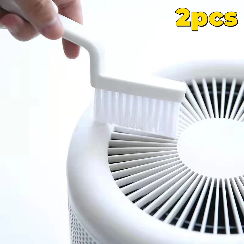 

2pcs Gap brush household multifunctional triangle brush toilet to clean wash the toilet brush the windowsill orbit