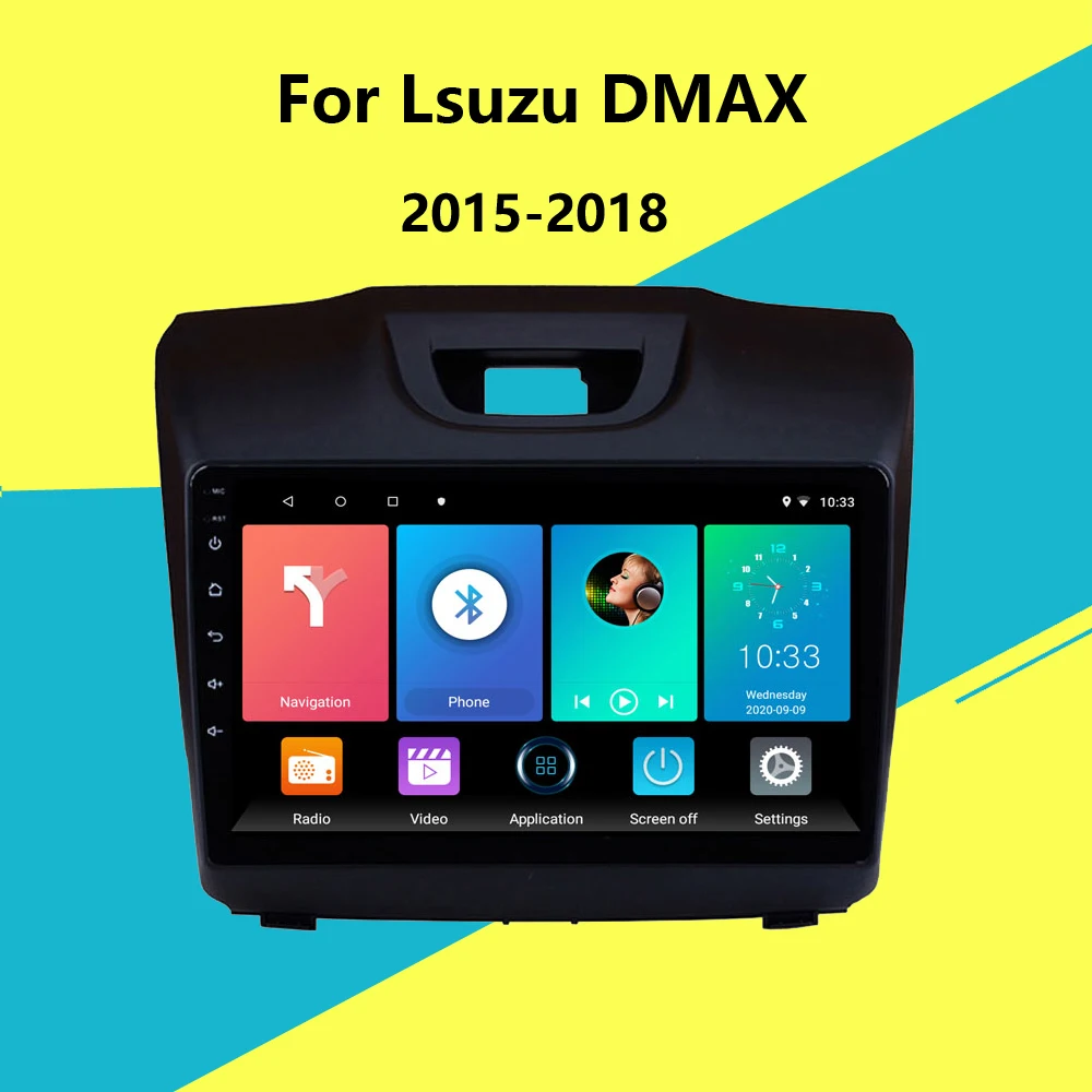 Автомобильное радио для Chevrolet S10 Isuzu DMAX 2015 2016 2017 2018 Android 2 DIN 9 дюймов сенсорный экран