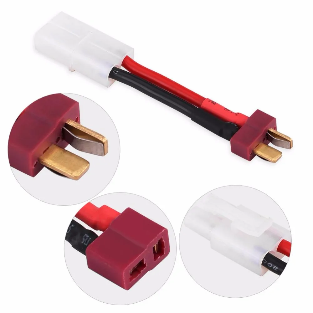 Câble T Plug vers Tamiya 14AWG Silicone RC Batterie Chargeur