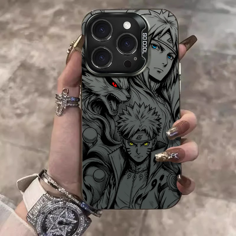 Naruto Minato Kurama Inspired Hard Phone Case