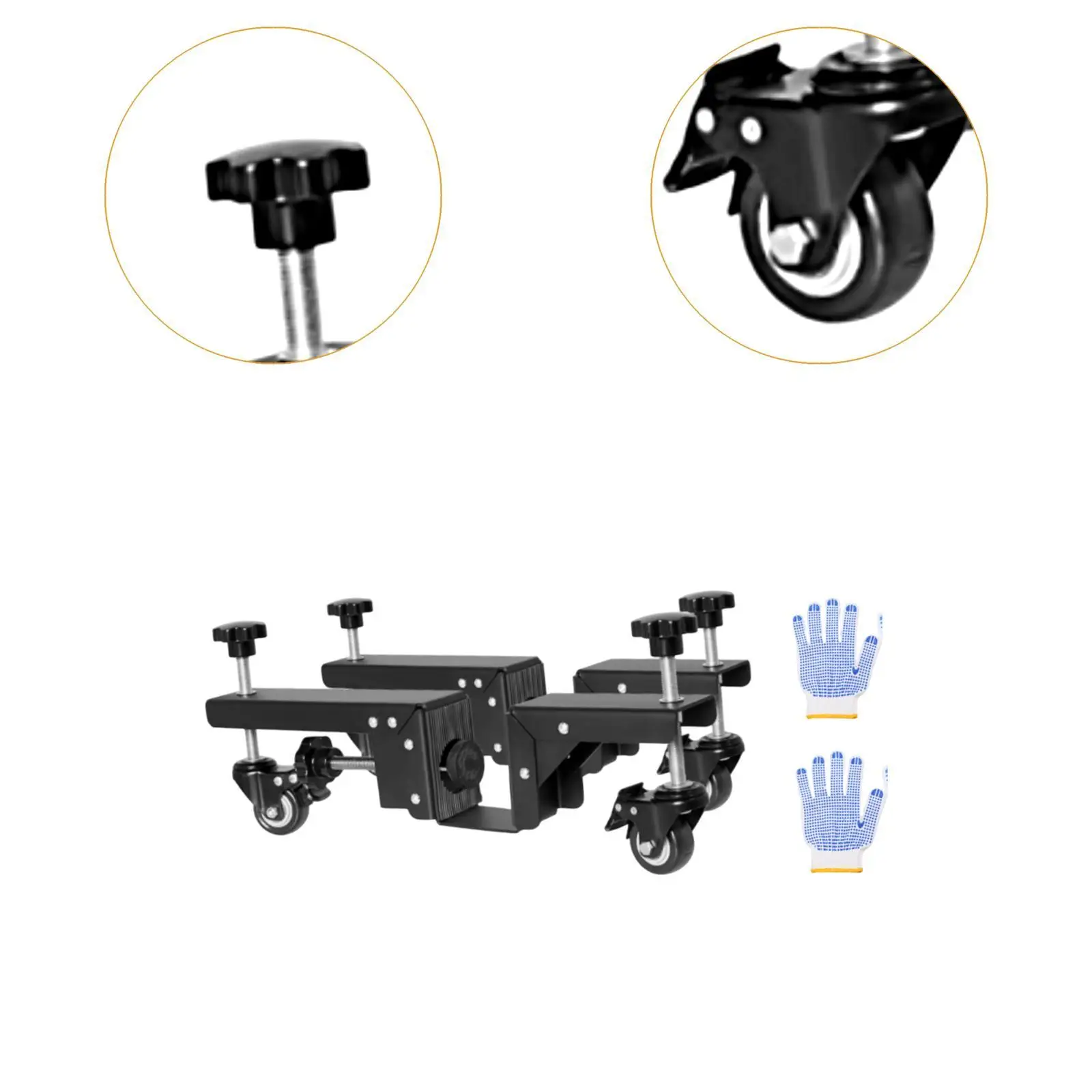 2 Pieces Heavy Duty Door Board Dollies Adjustable High Efficiency Door Board Lifter Carts for Slab Prehung High Performance