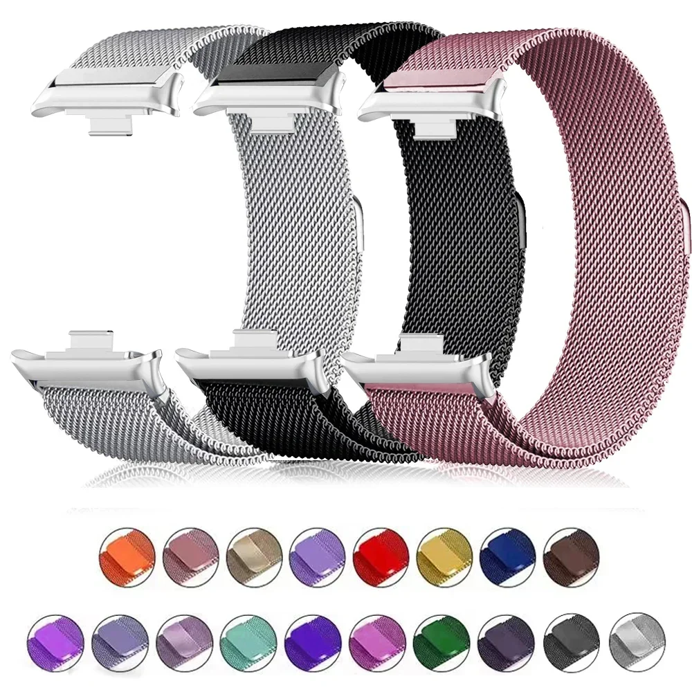 Milanese Loop Metal Strap Wristband Replacement - Smartwatch Bracelet Accessories