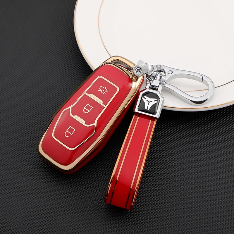 Premium TPU Car Key Case Cover - Sleek Protection for Your Vehicle Key Accessories