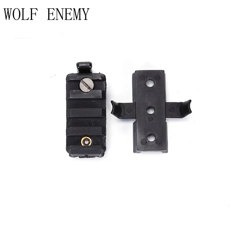 Tactical Military Army Outdoor Helmet Accessori Rail Clamp Rack Nero