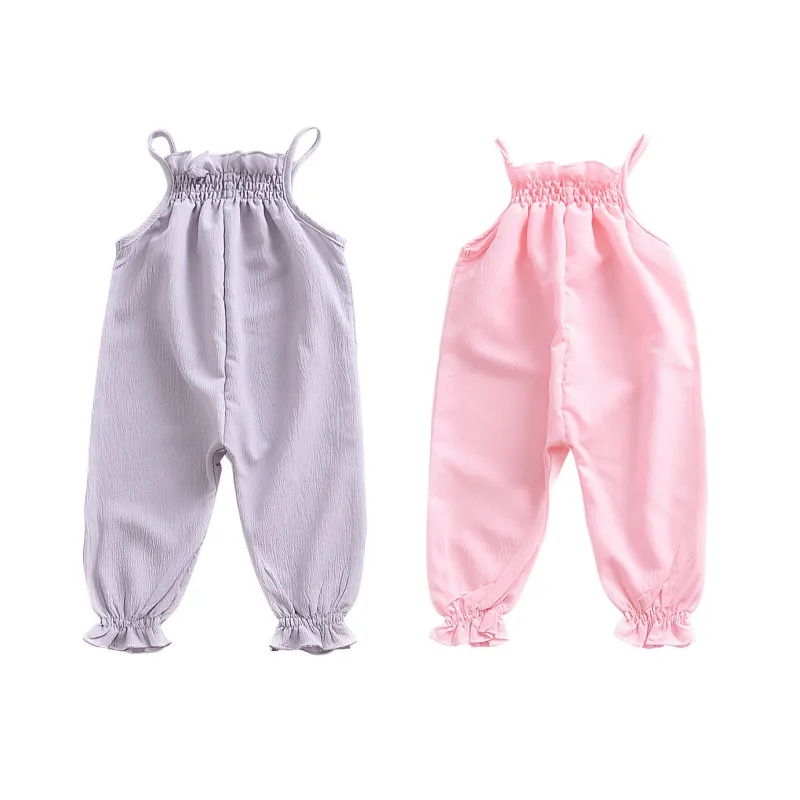 Warm Baby Bodysuits  Baywell Newborn Baby Girl Cute Strap Jumpsuit Solid Cotton Romper Long Pants Elastic Band Bodysuits Outfit Clothes Cute Outfit Baby Bodysuits Fur