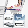Footrest Hammock Travel Foot Hanger for Adults Baby Sleeping Bed in Airplane Train Bus Car Travelers Hammocks Rests Feet Legs 6