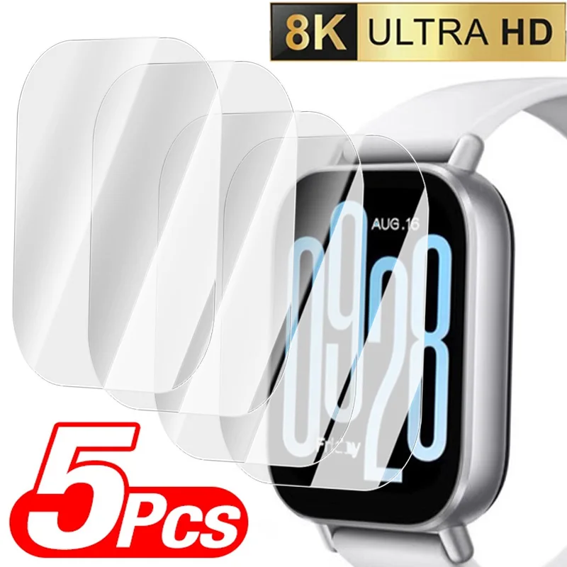 Premium Tempered Glass Screen Protector for Smartwatch - 9H Hardness, HD Clear, Anti-Scratch Protective Film