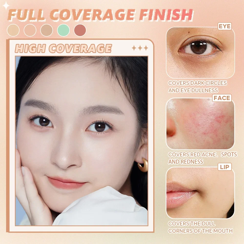 Makeup cosmetics,makeup cream Long-lasting Concealer Cream Face Foundation Makeup Cover Acne Dark Circles Matte Professional Base Makeup Cosmetics