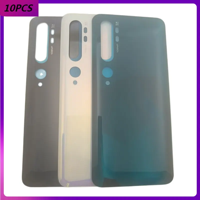 

10Pcs For Xiaomi Mi Note 10 / Mi Note 10 Pro Battery Back Cover 3D Glass Panel Rear Door Mi CC9 Pro Note10 Glass Housing Case