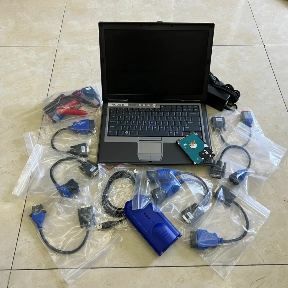 ForN exiq USB Link 125032 Diesel Truck Interface Diagnostic Tool For Truck Read Fault With D630 Laptop