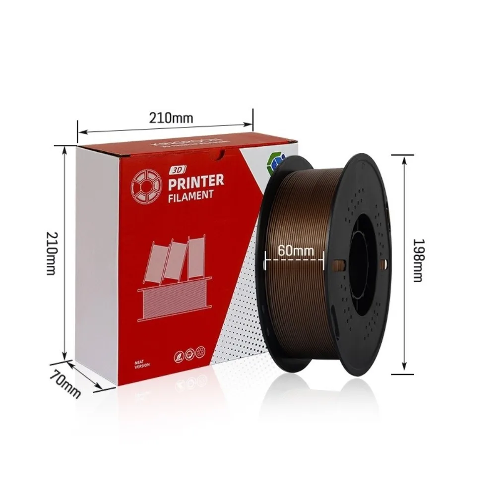 1.75mm PETG 3D 프린터 필라멘트 PLA 고강도 3D 인쇄 재료 DIY 공예 1KG 스풀 프린터 소모품