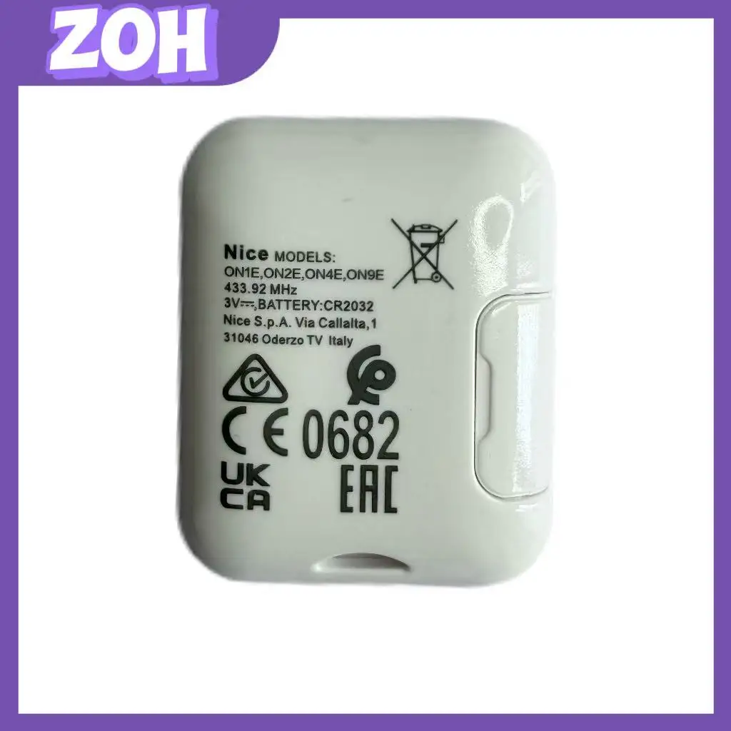 Nice Era One 433.92MHz 차고 문 원격 제어 송신기 모듈, 스마트 액세스 제어 전용(코드: ON2E)