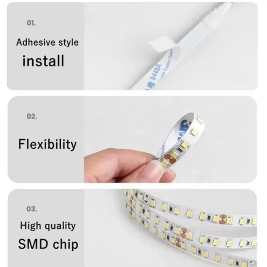 รูปสินค้า โคมไฟ LED Strip ยืดหยุ่น ปรับสีได้ 120 LEDs/m