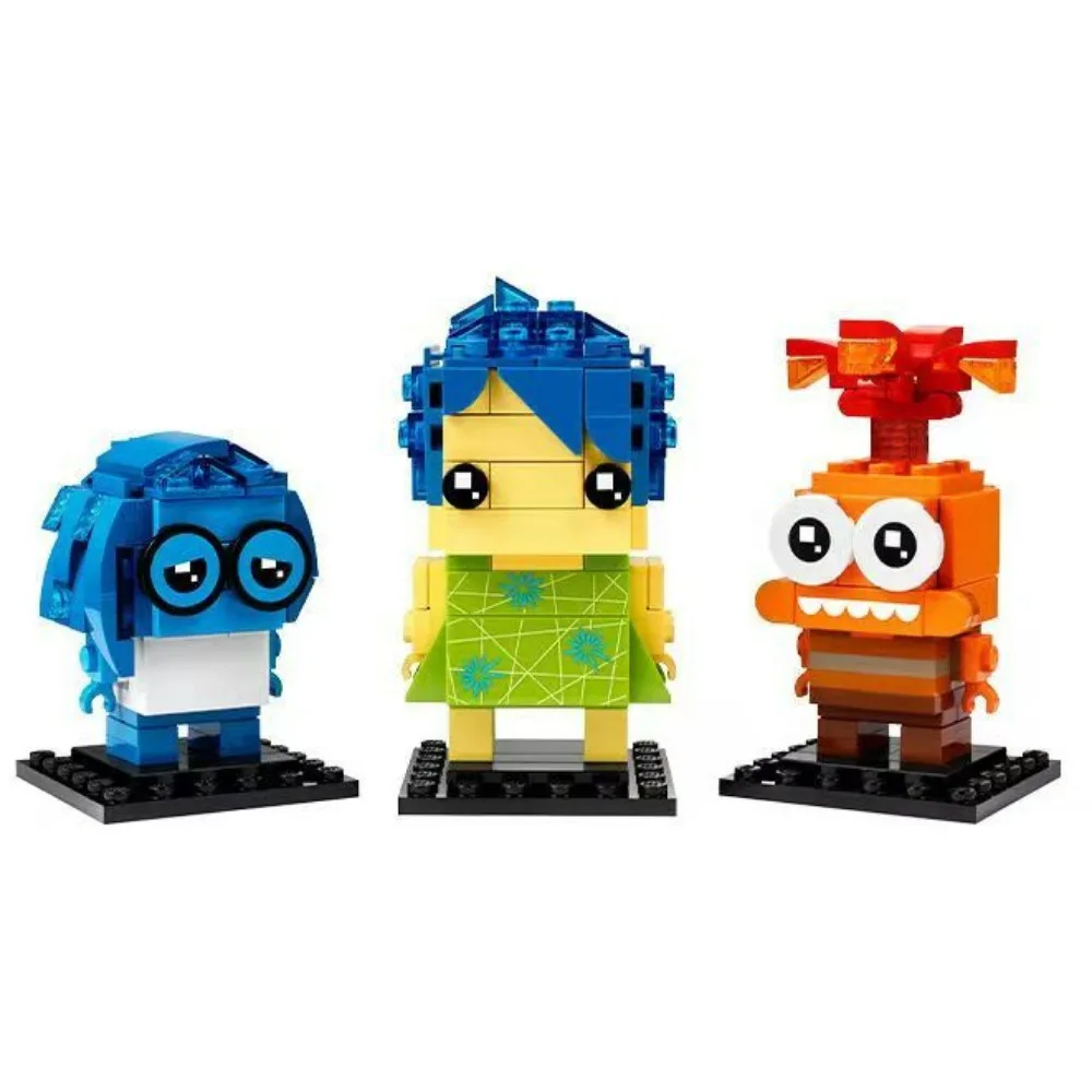 子供のためのレゴbrickheadz喜びと不安の建物セット、10歳以上の