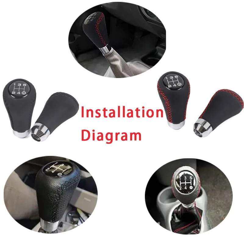 Pomada De Cambio De Cuero Auténtico De 5 Velocidades Para BMW Serie 3, 5, 6, X3, X5 Y Z3 – L&P Car Design