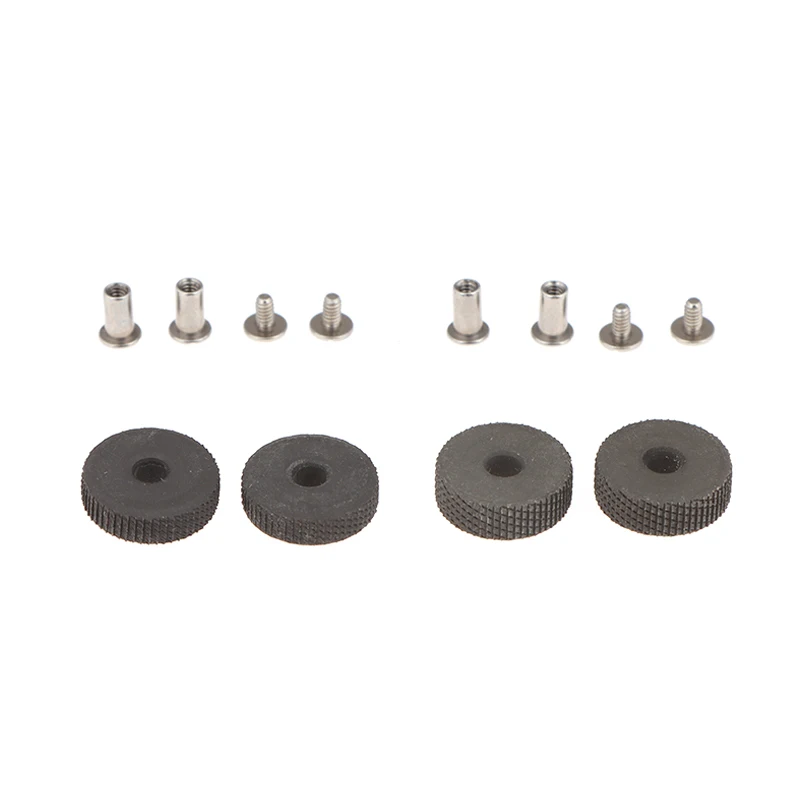 2set 4pcs Rivets Kerosene  Universal Silver Removable Screw Nut Rivet Steel Wheel Set For Zippo Gasoline  Repair DIY Part