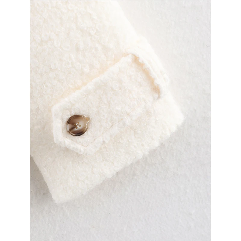 Autumn Winter Jacket Women's Double-Breasted Short Coat 2025 New Fashion High Street Simple Casual New Jackets Outerwear