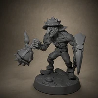 Sparksoot Goblin - D Miniatures Unpainted Miniatures for Tabletop and Role Playing Games Room Decoration 1
