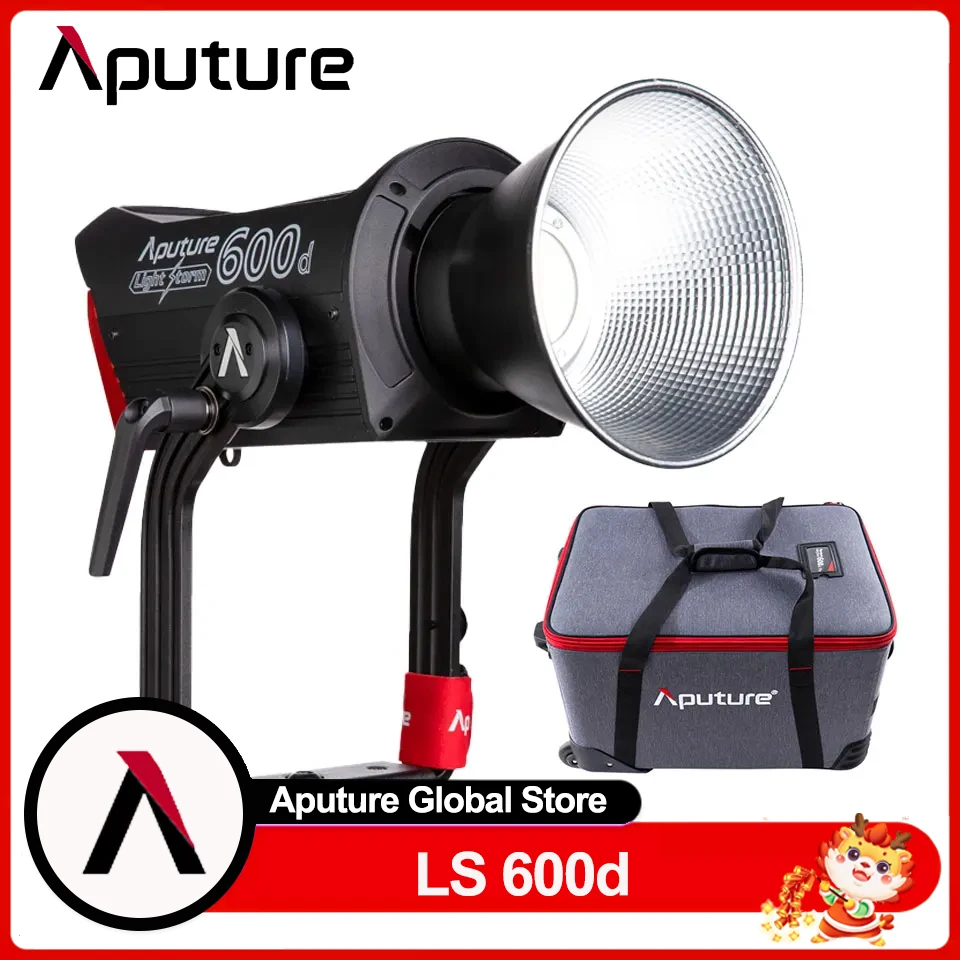 Aputure 영화 촬영용 COB LED 스튜디오 비디오 램프, 라이트 스톰 600W, 5600K 일광 V 마운트, CRI96 + TLCI96 +, LS 600d Pro