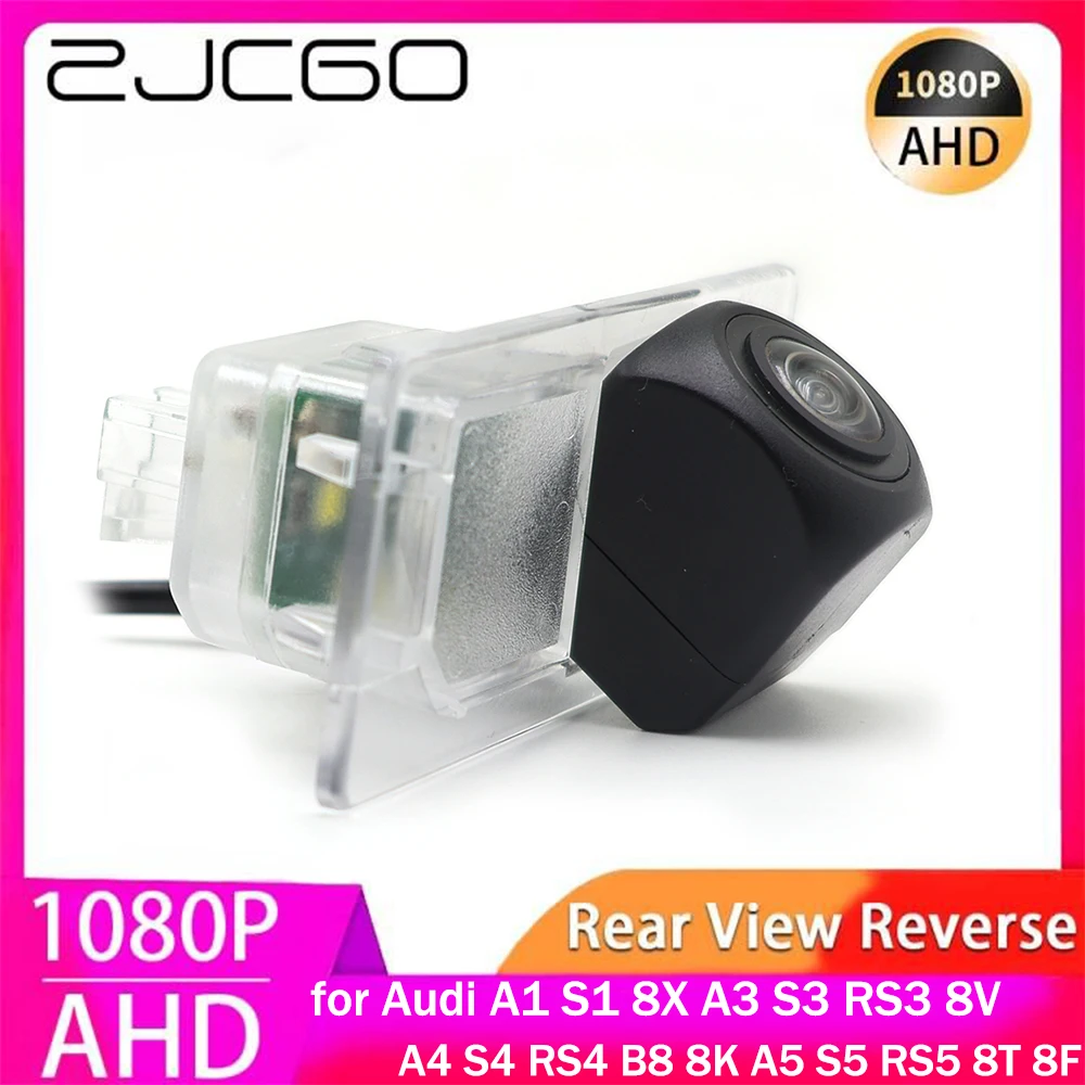 

ZJCGO AHD 1080P Parking Reserve Back up Car Rear View Camera for Audi A1 S1 8X A3 S3 RS3 8V A4 S4 RS4 B8 8K A5 S5 RS5 8T 8F