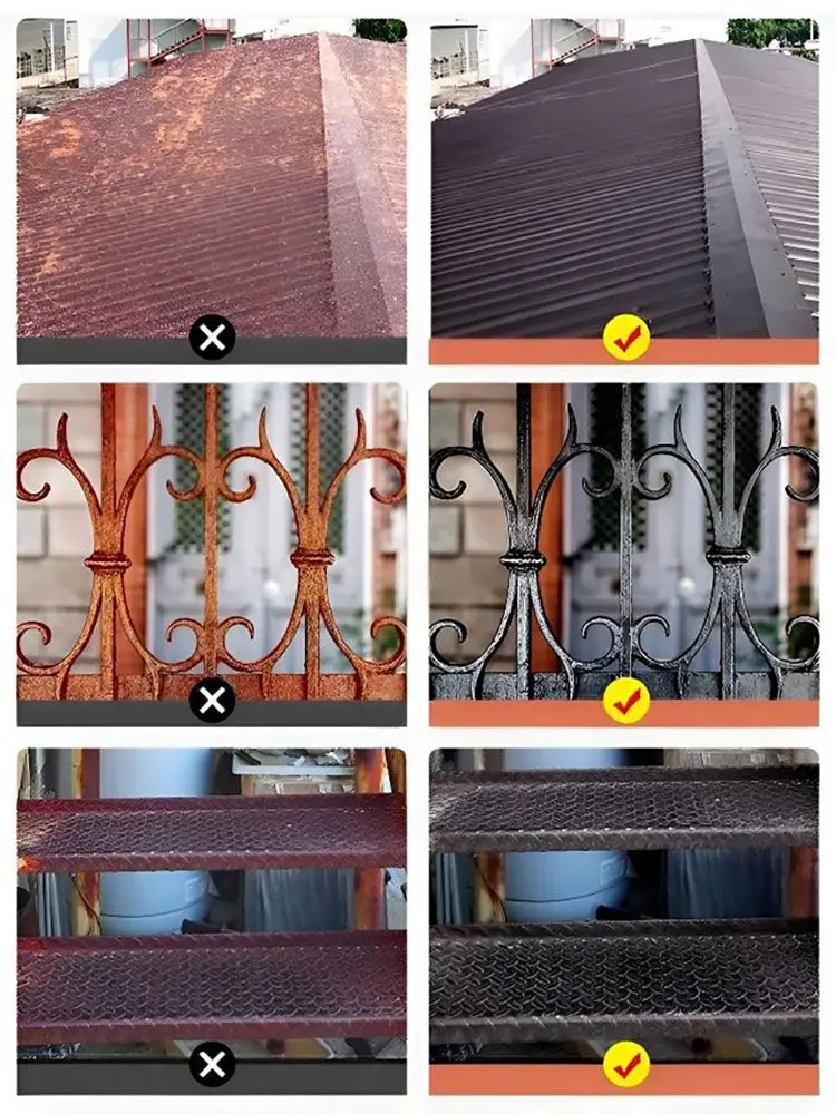 100ml Car Anti-Rust Chassis Rust Converter Long Lasting Water-Based Primer Metal Surface Rust Remover Weather-Proof Deruster Gre