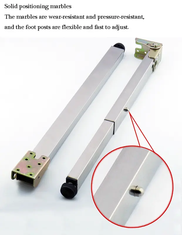Stainless Steel Foldable Retractable Furniture Legs Bracket Lift Table Legs Support Bar Foot Column Length Can be Customized - Image 3