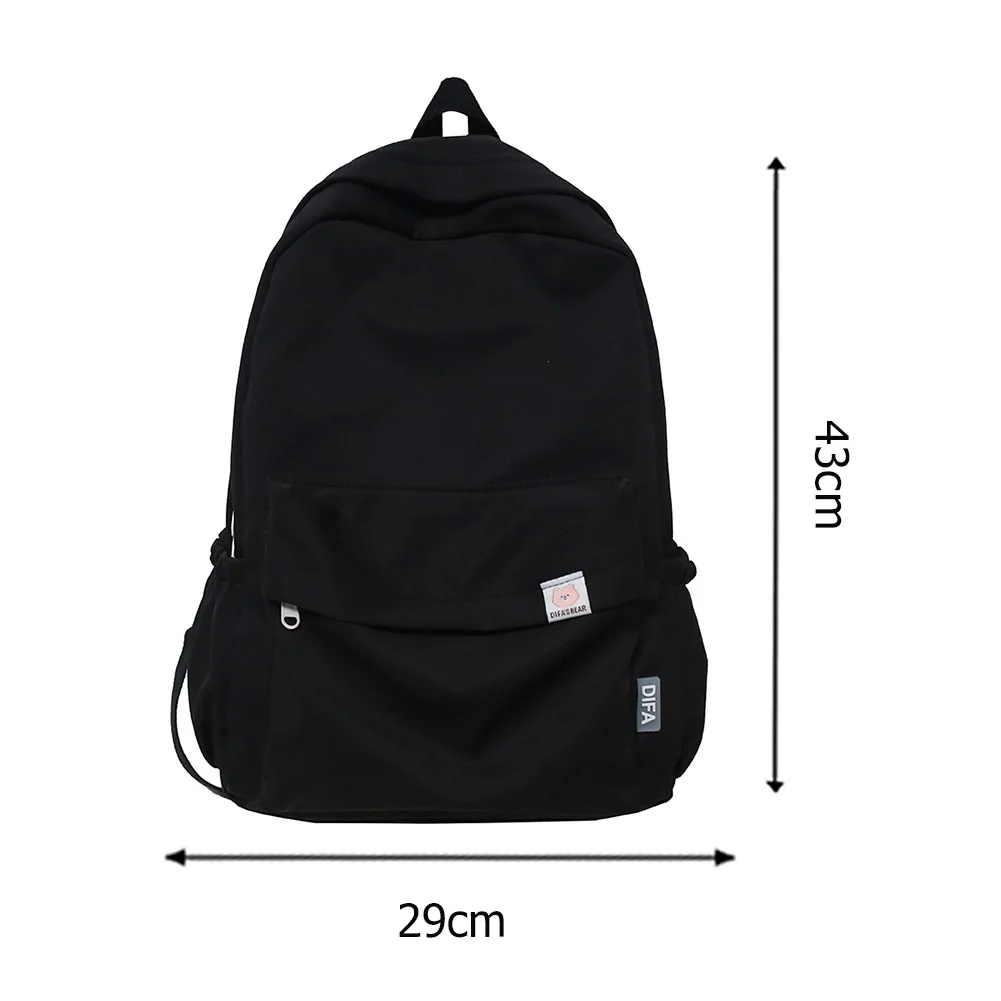 Fashion Casual Backpack 2022 Solid Simple Design Women's Shoulder Bag Large  Capacity Student Bags 2022 New - Backpacks - AliExpress