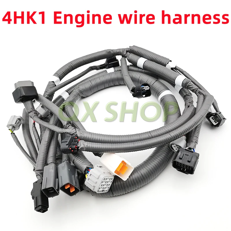 

4HK1 жгут проводов двигателя 8-98002897-7 для Sumitomo Hitach ZAX200-3 240-3 270-3, детали экскаватора хорошего качества 8980028977