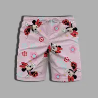 Men's Shorts for Women Whole Swimsuit Beach Pants Summer Bathing Suit Man Minnie Mouse Printing Gym Disney Mickey Clothing Male 2
